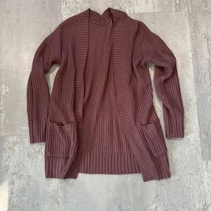 Pink Rose Mauve Cardigan